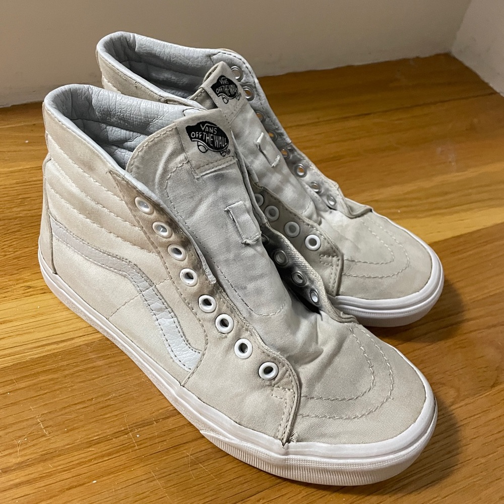 White High Top Vans